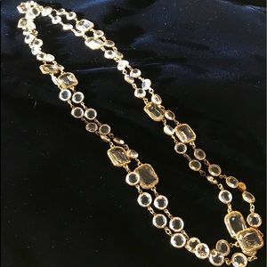 VINTAGE CHANEL CLEAR GRIPOIS NECKLACE